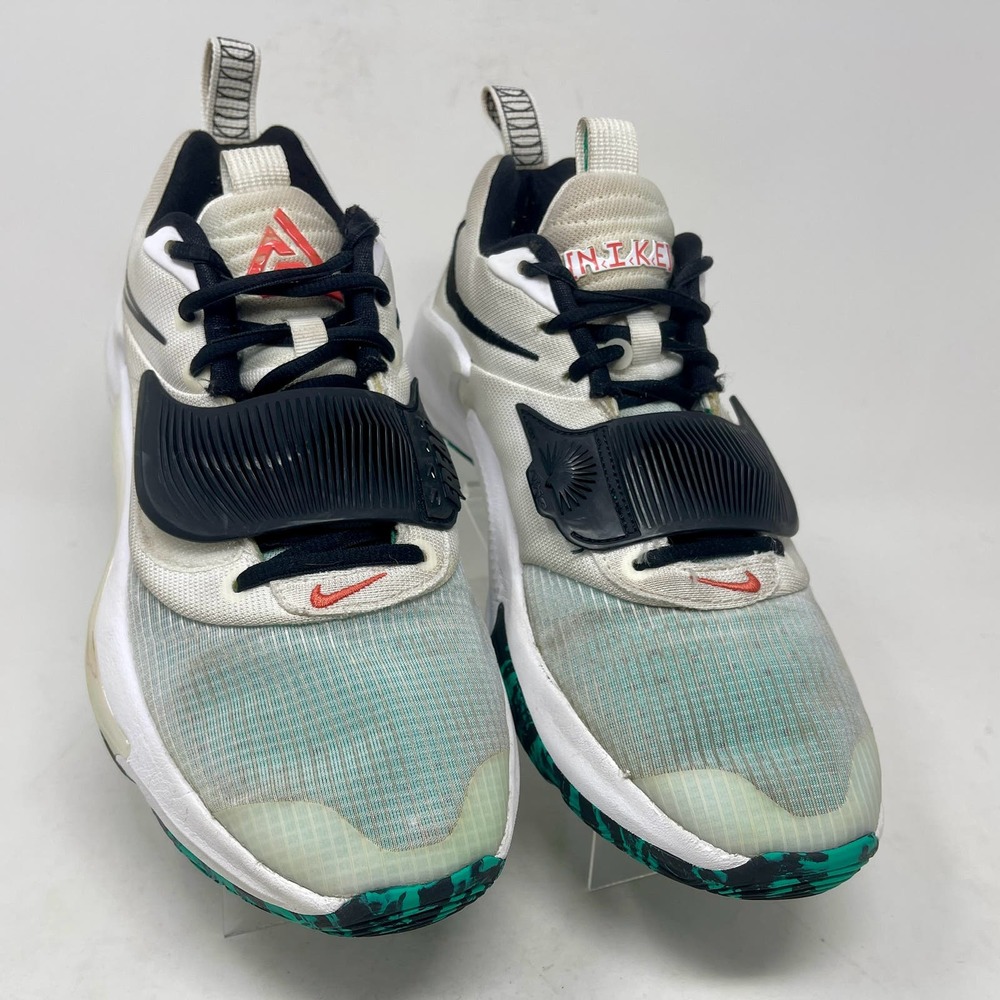 Nike Zoom Freak 3 Sneakers Mens Sz 8 White & Teal 7,0,9:K.5.7 - Picture 4 of 13